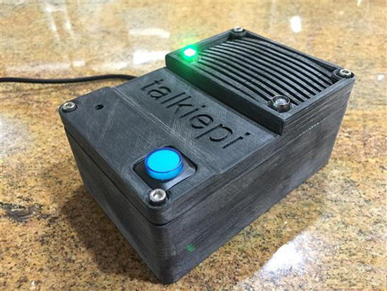 用3D打印和樹莓派制作一部老式對講機