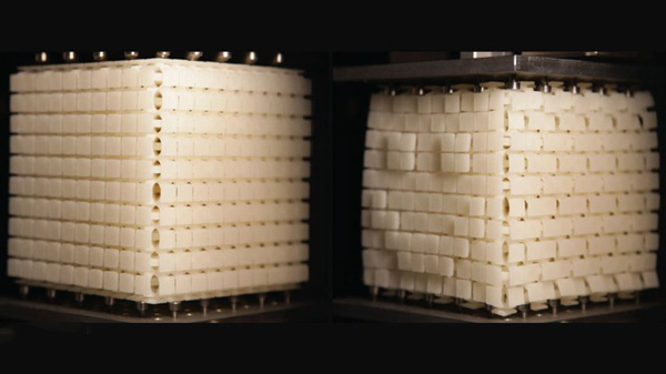 科學家用3D打印研究可穿戴的柔性超材料