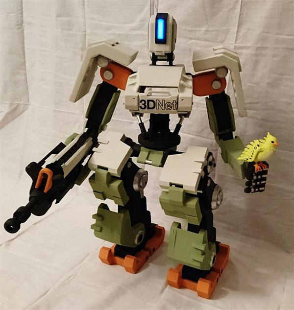 《守望先鋒》迷會(huì)喜歡的3D打印“Bastion”P(pán)C機(jī)