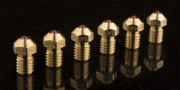 可打印硬質材料的Olsson Ruby 3D打印機噴嘴